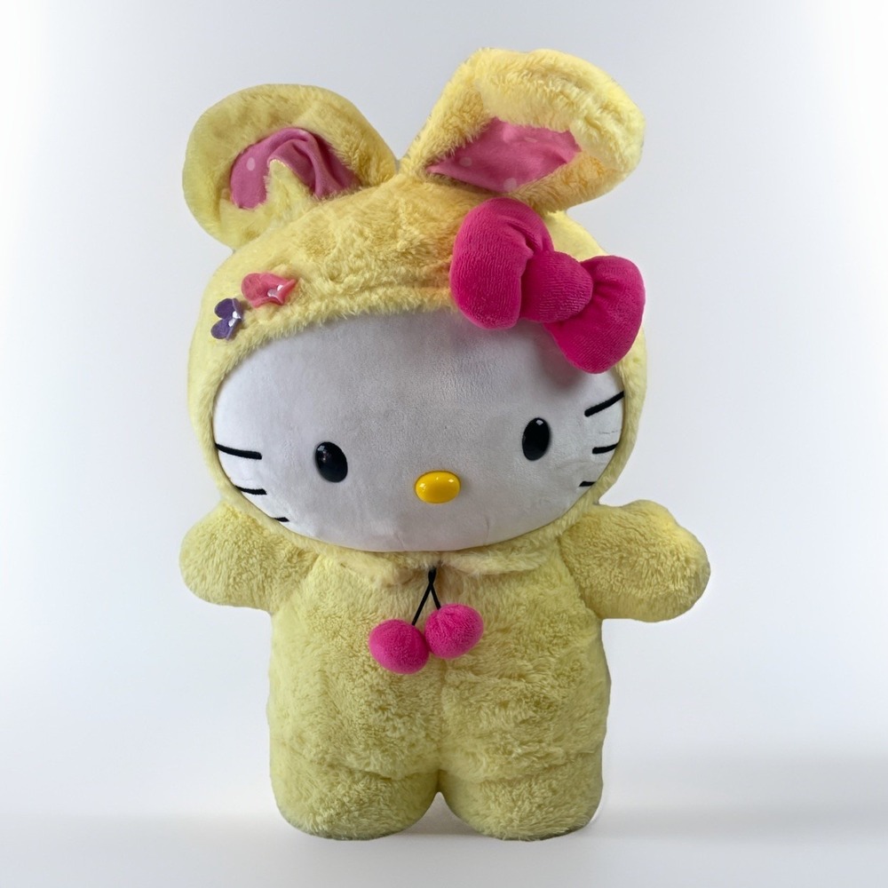 Sanrio Hello Kitty Easter Chick Bunny Gemmy Greeter Standing Plush Doll 21" 2024